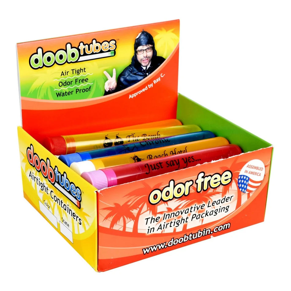 Doob Tubes Airtight Containers Large - Display of 25