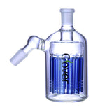 Clover Glass 4" Ash Catcher 45 Degree With Tree Perc 14mm Male to Female  (WPG-24)