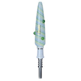 Clover Glass 5.9" Nectar Collector With Nial & Glass Bowl (NC-326)