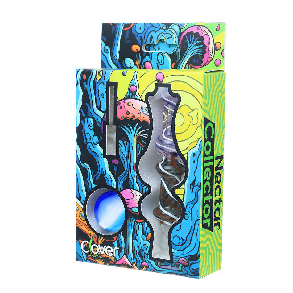 Clover Glass 131mm Nectar Collector With Nial & Glass Bowl (NC-309)