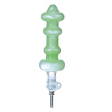 Clover Glass 5.7" Nectar Collector With Nail & Glass Bowl (NC-52)
