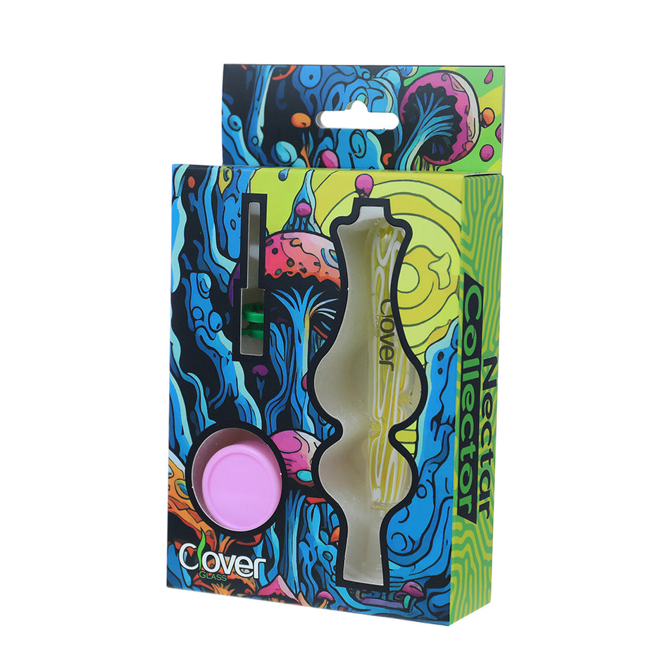 Clover Glass 133mm Nectar Collector With Nial & Glass Bowl (NC-313)