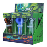 Clover Glass 4.5" Assorted Glass Hand Pipe - Display of 6 (WPF-644)