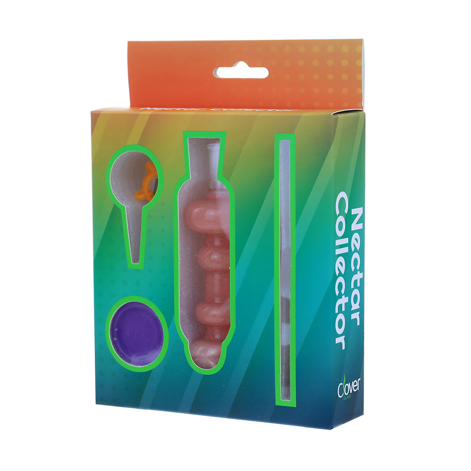 Clover Glass 5.7" Nectar Collector With Nail & Glass Bowl (NC-52)