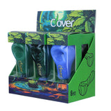 Clover Glass 3.9" Assorted Glass Hand Pipe - Display of 6 (WPF-623)