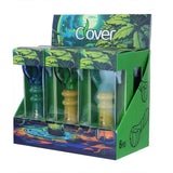 Clover Glass 4.6" Assorted Glass Hand Pipe - Display of 6 (WPF-646)