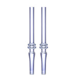 Clover Glass 4.7" Quartz Vapor Straw 14mm - Display of 12