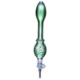 Clover Glass 5.7" Nectar Collector With Nail & Glass Bowl (NC-44)