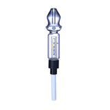 Clover Glass 4" Nectar Collector With Nail & Glass Bowl (NC-288)