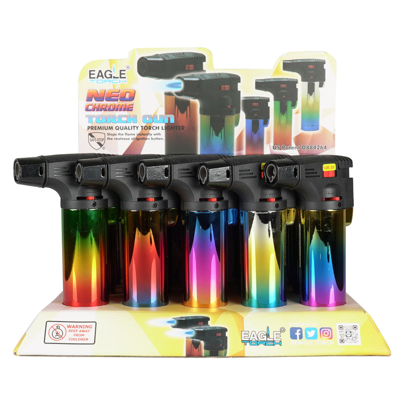 Neon Torch Eagle Torch Neon Chrome Torch Gun 4
