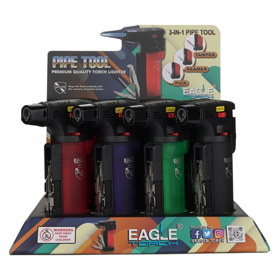 Eagle Torch Pipe Tool Torch PT101PT - Display of 12 (MSRP $13.99 Each)
