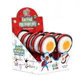 Kids Boom Fun Fried Egg Shape Jelly Candy - Display of 10 (MSRP $3.99 Each)