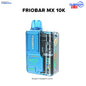 FrioBar MX10K 5% Disposable Vape - Display of 5 (MSRP $19.99 Each)