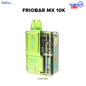 FrioBar MX10K 5% Disposable Vape - Display of 5 (MSRP $19.99 Each)