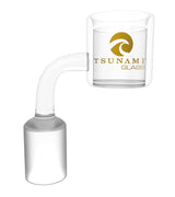 Tsunami Glass Thermal Quartz Banger Male 14mm - Display of 12