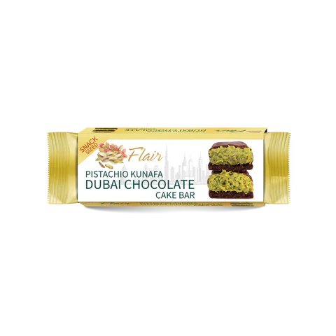 Flair Pistachio Kunafa Dubai Chocolate Cake 40g - Display of 12 (MSRP $9.99 Each)