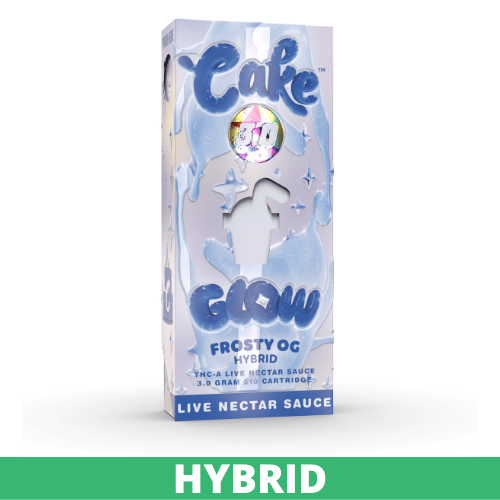 Cake Glow 3g THC-A Live Nectar Sauce Cartridge - Display of 5 (MSRP $29.99 Each)