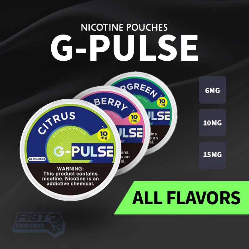 G-PULSE Nicotine Pouches Banner