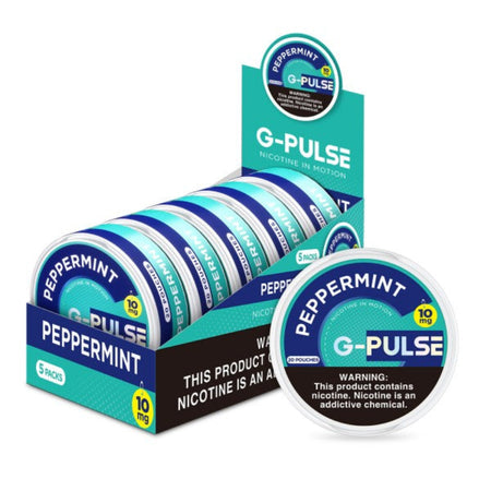 G-Pulse Nicotine Pouches - 6mg, 10mg and 15mg - Peppermint