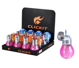 Clickit Lightbulb Torch - Display of 16 (MSRP $14.99 Each)