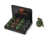 Clickit Grenade Flame w/ Sound - Display of 12 (MSRP $14.99 Each)