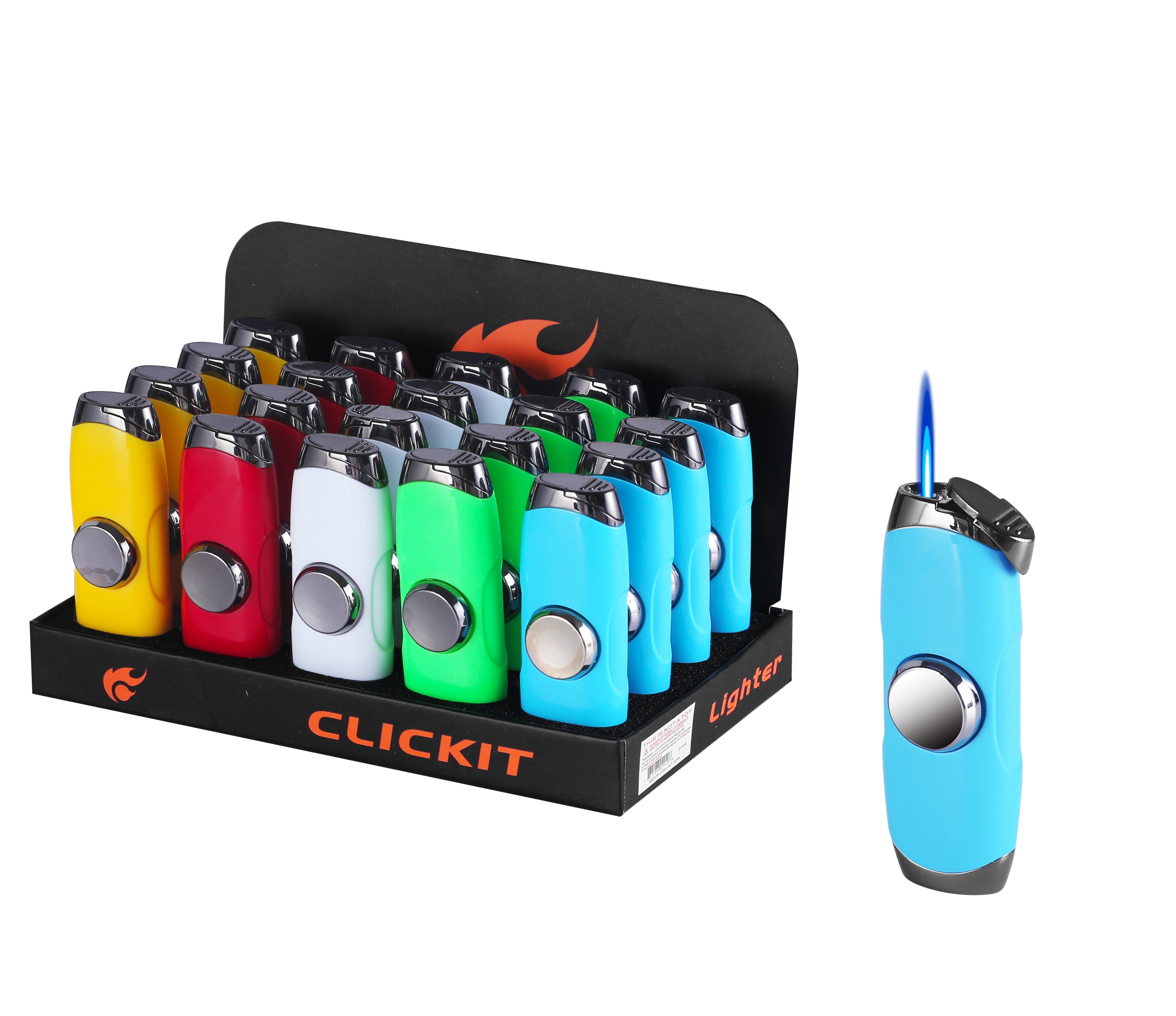 Clickit Fidget Spinnable Torch - 20ct Display | Fun & Functional – Fist ...