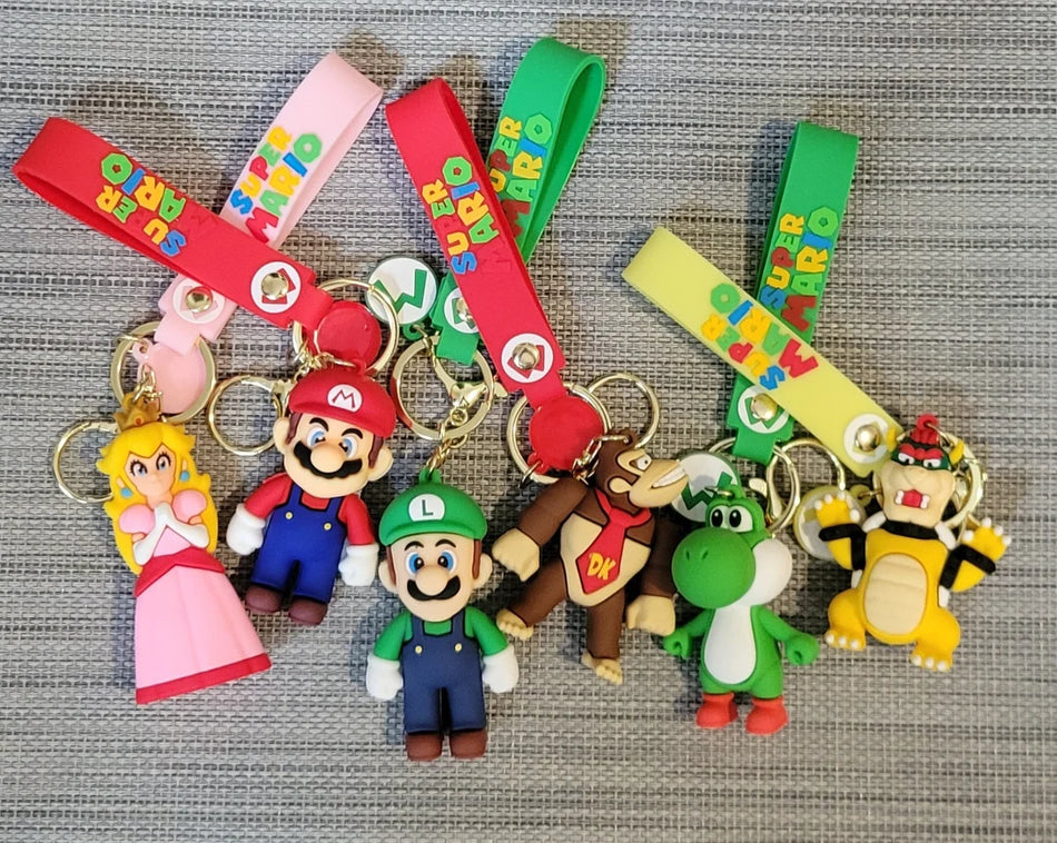 Game Over Characters Key Chains - Bag of 12