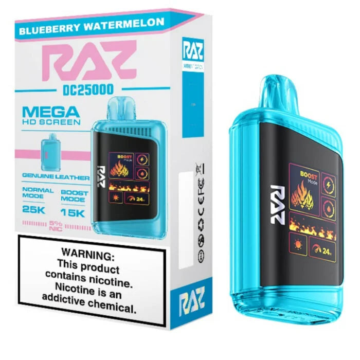 Raz LTX 25000 Disposable Vape - Display of 5 (MSRP $29.99 Each)