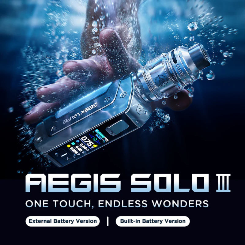 GeekVape Aegis Solo III 100W Built-in Battery Starter Kit With 5.5mL Z Sub-Ohm Tank (MSRP $89.99)