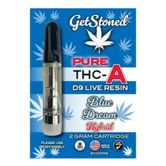 GetStoned 2g Pure THC-A D9 Live Resin Cartridge (MSRP $29.99)