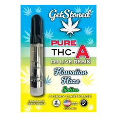 GetStoned 2g Pure THC-A D9 Live Resin Cartridge (MSRP $29.99)