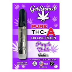 GetStoned 2g Pure THC-A D9 Live Resin Cartridge (MSRP $29.99)