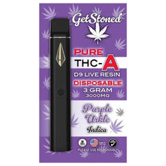 GetStoned 3g Pure THC-A D9 Live Resin Disposable (MSRP $39.99)