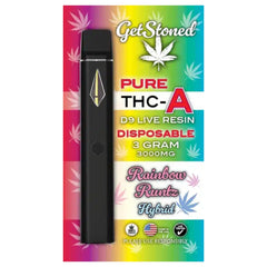 GetStoned 3g Pure THC-A D9 Live Resin Disposable (MSRP $39.99)