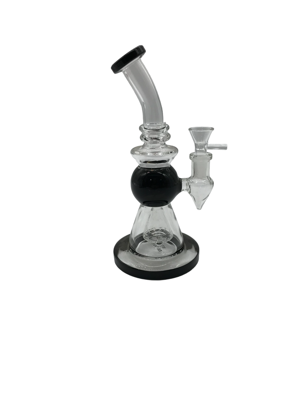 Glass Bong (MSRP $34.99) XY-101 Clear/Black