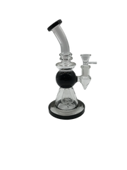 Glass Bong (MSRP $34.99) XY-101 Clear/Black