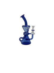 Glass Bong 9in Blue Twist Design (MSRP $59.99)