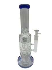 Glass Bong 16in Blue Tower Design (MSRP $99.99)