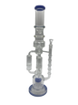 Glass Bong 21in Blue Tubes Design (MSRP $109.99)