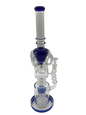 Glass Bong 18in Blue Center Design (MSRP $119.99)