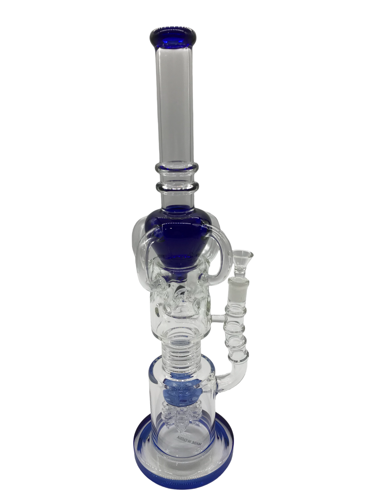 Glass Bong 18in Blue Center Design (MSRP $119.99)