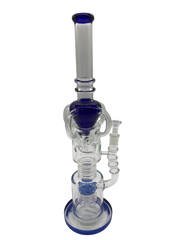 Glass Bong 18in Blue Center Design (MSRP $119.99)