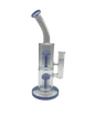 Glass Bong 13in Azure Tower Design (MSRP $59.99)