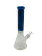 Glass Bong 14in Celestial Blue Design (MSRP $69.99)