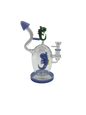 Glass Bong 9in Clear/Blue (MSRP $59.99)