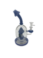 Glass Bong 9in Blue Mushroom (MSRP $49.99)