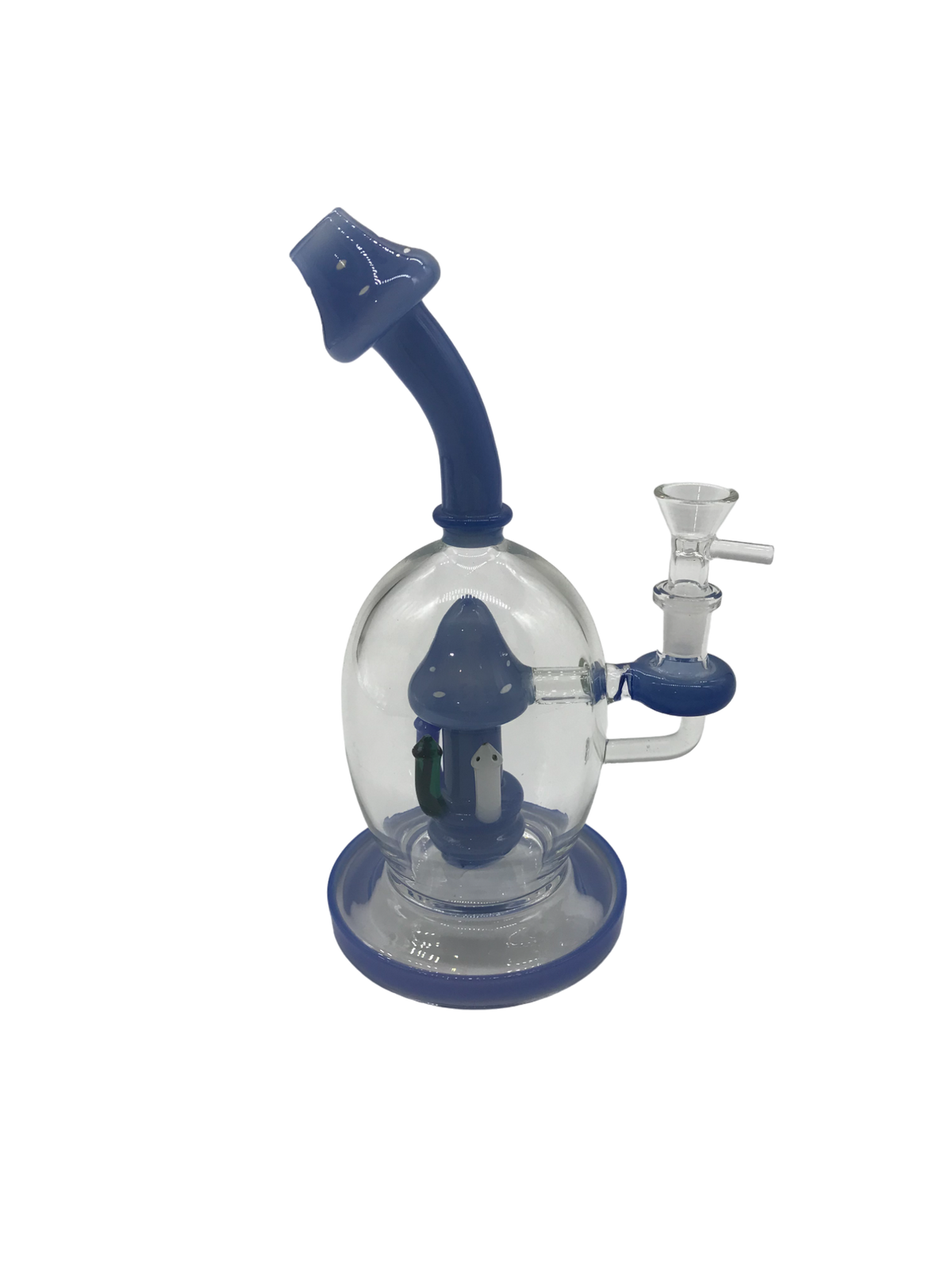 Glass Bong 9in Blue Mushroom (MSRP $49.99)