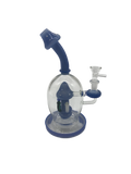 Glass Bong 9in Blue Mushroom (MSRP $49.99)