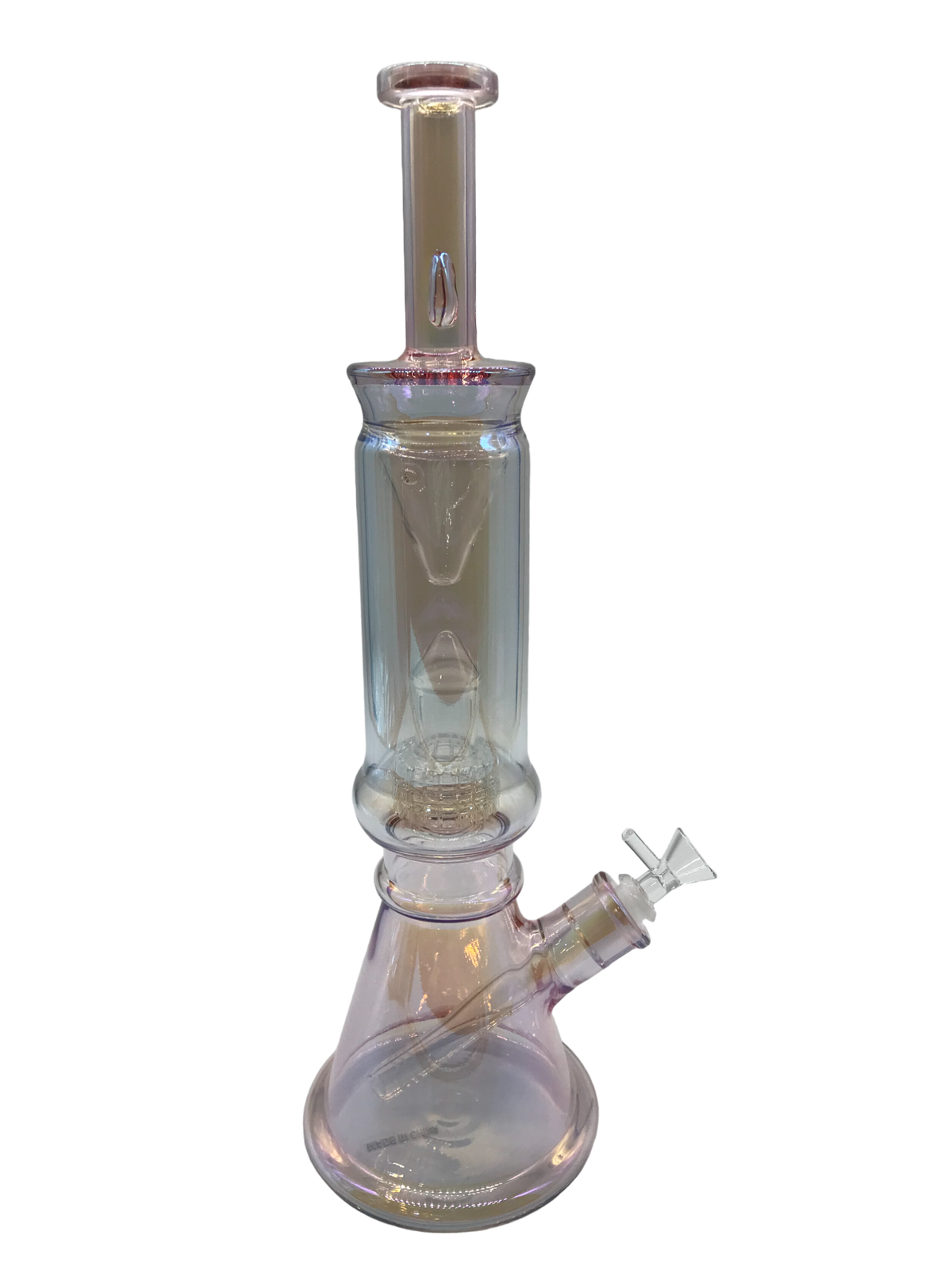 Glass Bong 17in Chrome Design (MSRP $89.99)