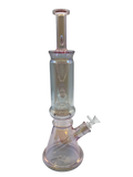 Glass Bong 17in Chrome Design (MSRP $89.99)